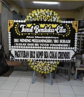 Papan Bunga di Cengkareng Barat